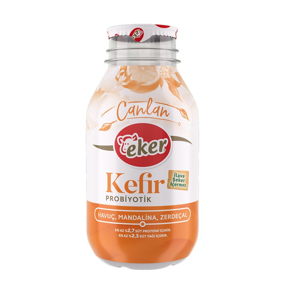 EKER KEFİR  HAVUÇ-ZERDAÇAL-MANDALİNA 290 ML